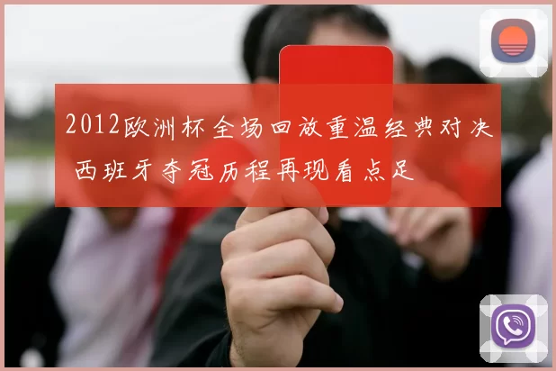 2012欧洲杯全场回放重温经典对决 西班牙夺冠历程再现看点足